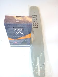 Lišta 40 cm a 1ks reťaz 325 (1,5 mm) hranatý zub 66 článkov na pílu Parkside PBKS 53 A2 B3