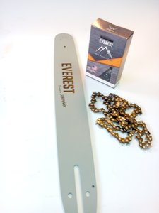 Lišta na pílu 40 cm a 1 ks pílová reťaz 325 (1,5 mm) hranatý zub 66 článkov