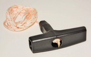 Rukoväť štartéra píly Stihl a štartovacia šnúra 3,5 mm